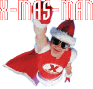Fliegender X-MAS MAN auf der Weihnachtsfeier 2015
