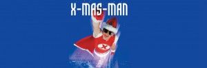 fliegender X-Mas Man auf Ihrer Weihnachtsfeier 2015